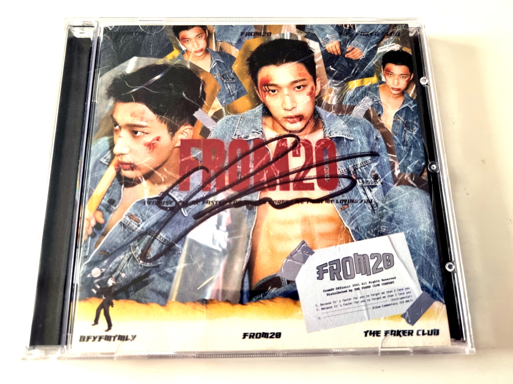 from20 3rd Single album Because it'll be faster for you to forget me than me loving you CD