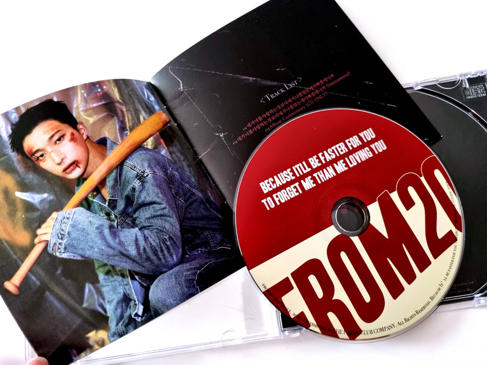 from20 3rd Single album Because it'll be faster for you to forget me than me loving you CD
