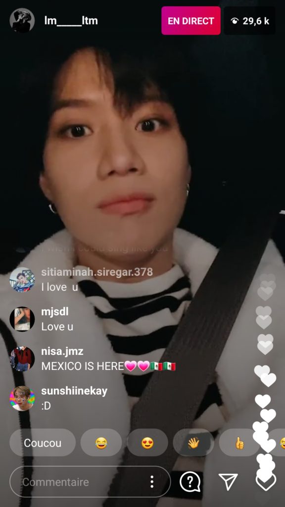 Taemin Live Instagram 18/11/2020