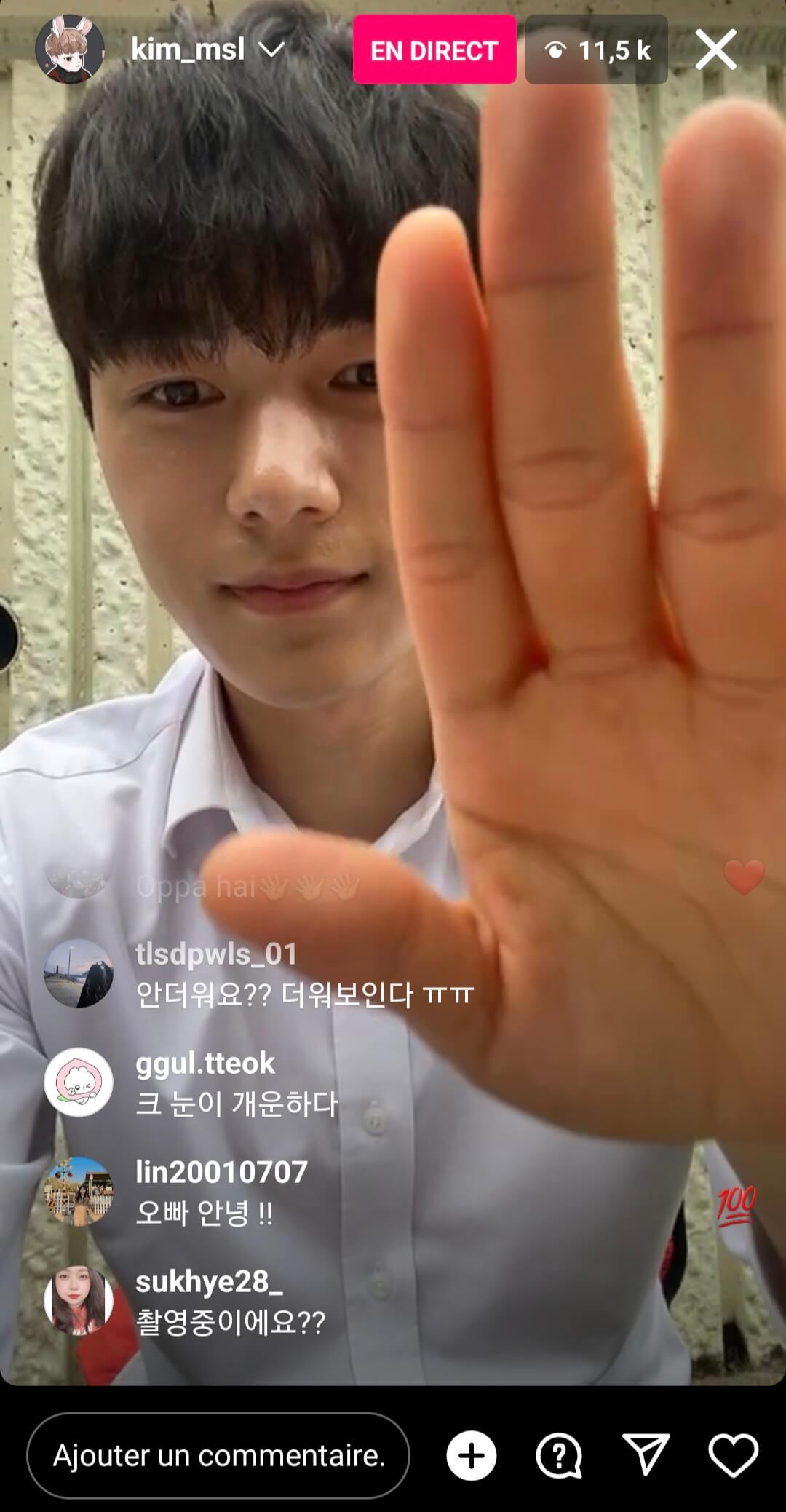 kim_msl Instalive du 08 juillet 2023