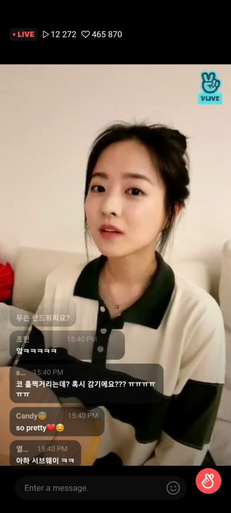 Park Bo-young - Vlive 2022