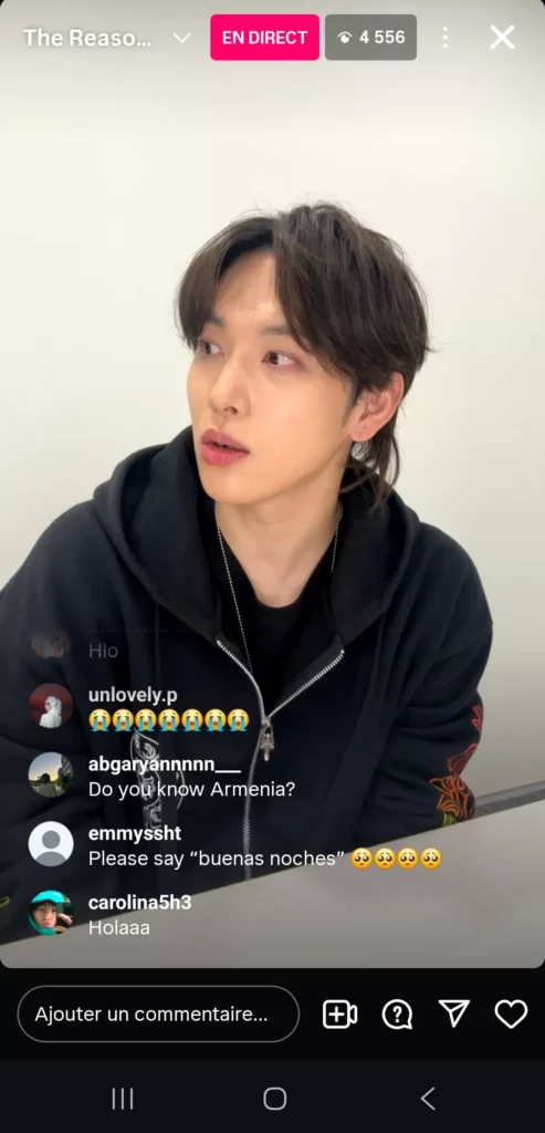 |instalive du 05/12/2025 pour la sortie de The Reason - Yim Si-wan