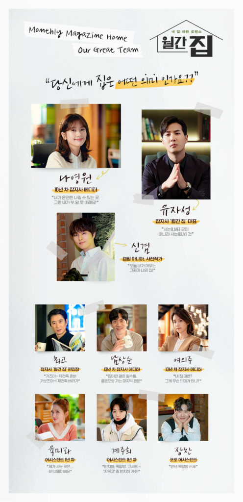 Monthly magazine home - JTBC - character poster