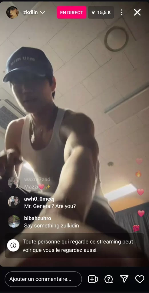 zkdlin Instagram 15 mai 2025