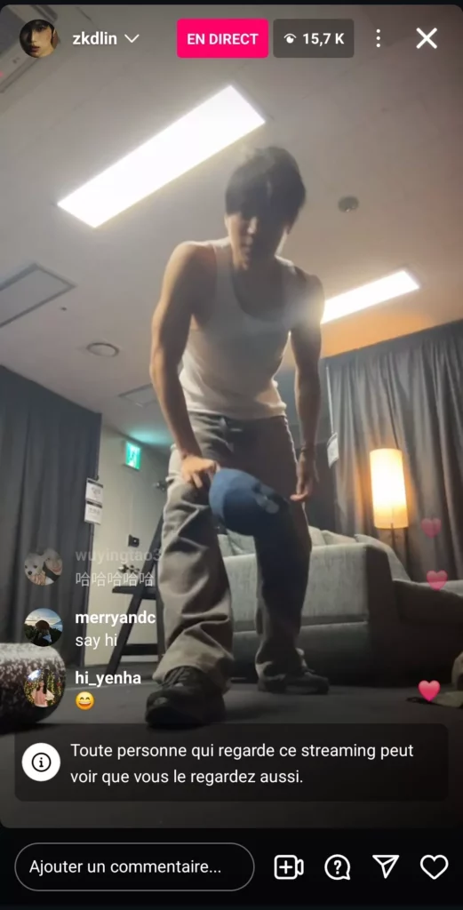 zkdlin Instagram 15 mai 2025