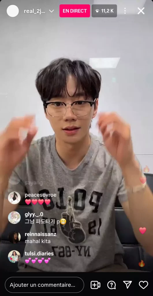 instalive le 11/06/2025 lee jun young