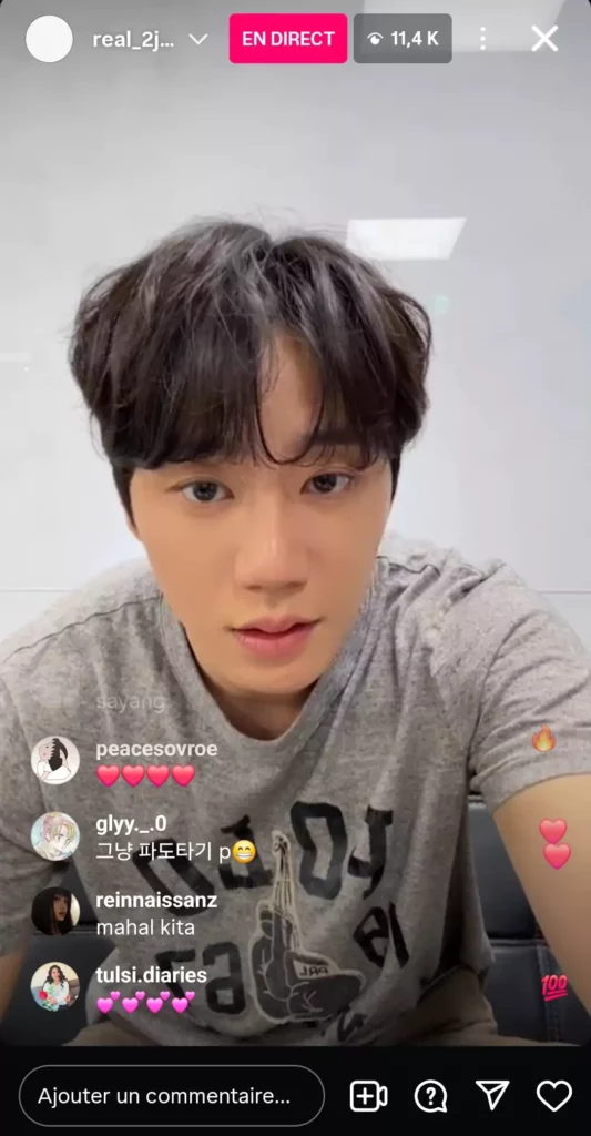 instalive le 11/06/2025 lee jun young
