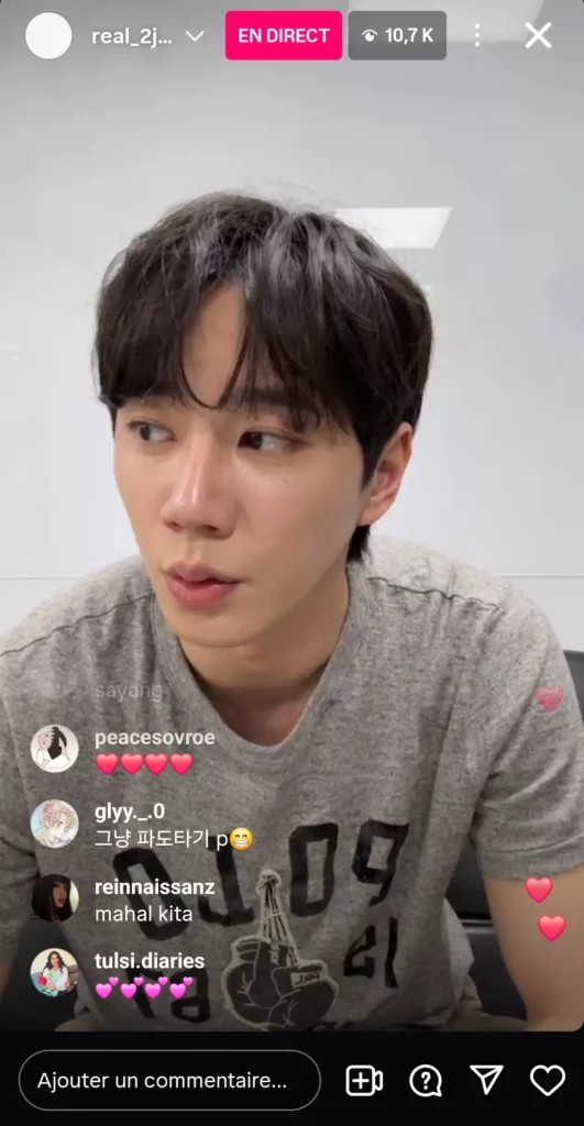 instalive le 11/06/2025 lee jun young