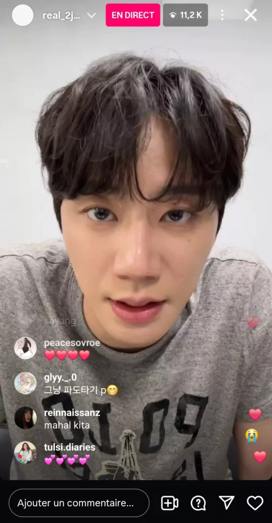 instalive le 11/06/2025 lee jun young