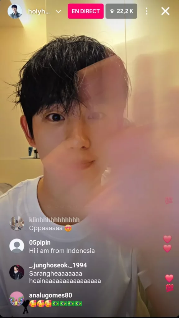 Jung Hae-in 2026 - instalive pour son anniversaire le 1er avril