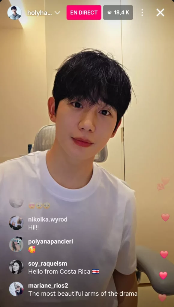 Jung Hae-in 2026 - instalive pour son anniversaire le 1er avril