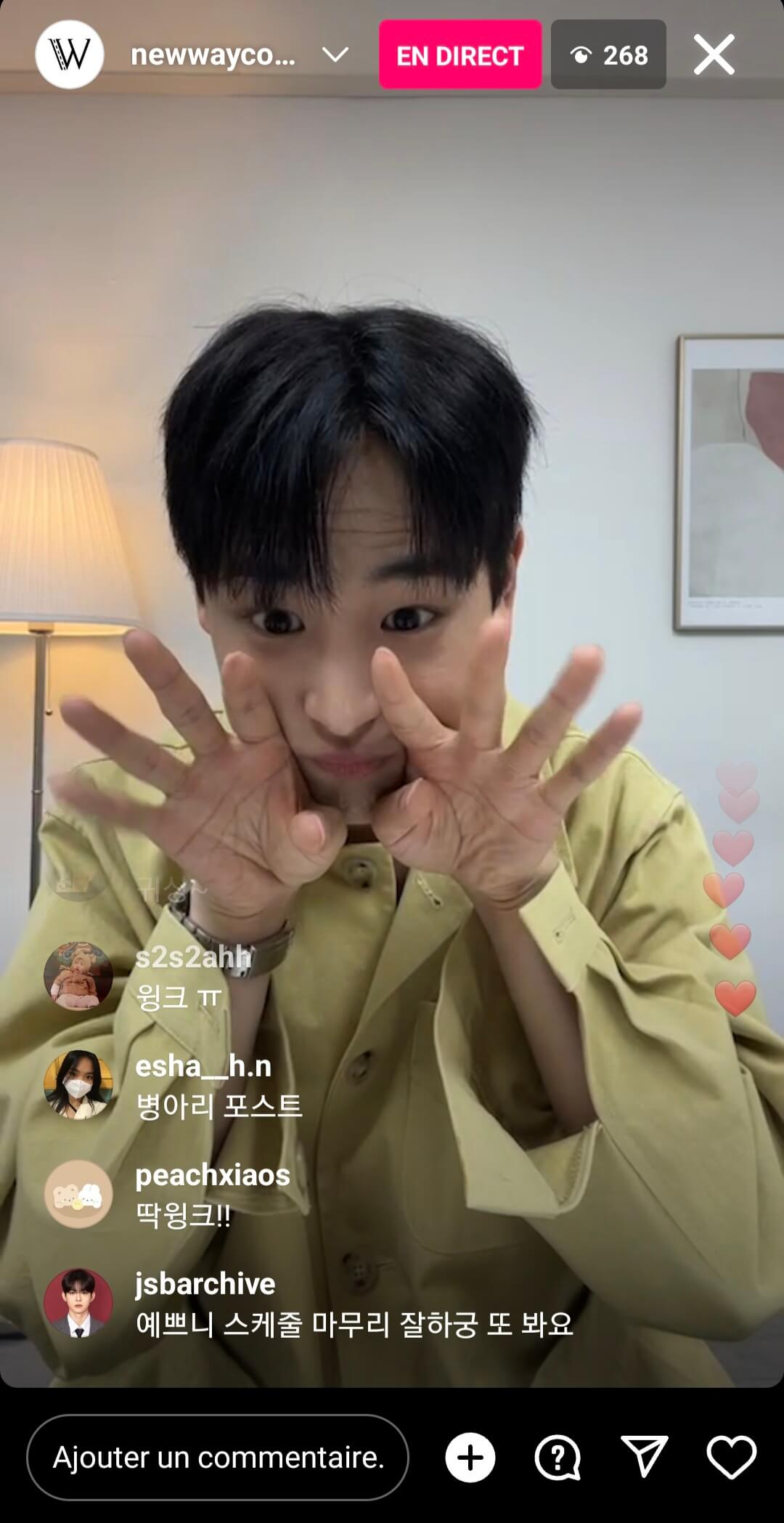 newwaycompany - instalive du 01/06/2023 - CHOI Byung-chan
