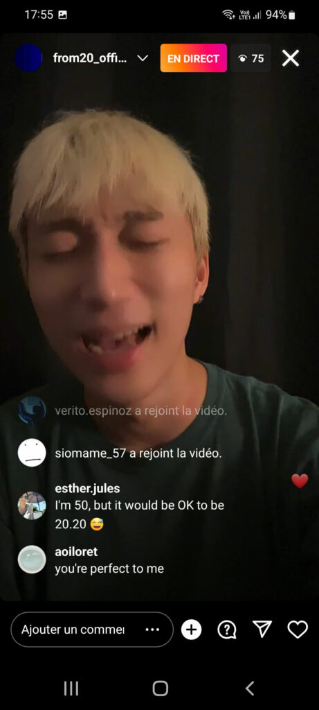 from20_official - Instalive - 07/09/2022