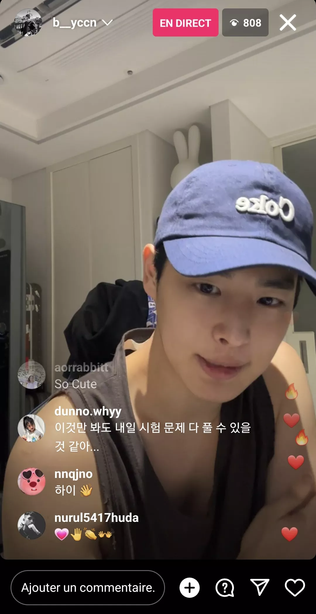 Byungchang |instalive du 01 août 2023