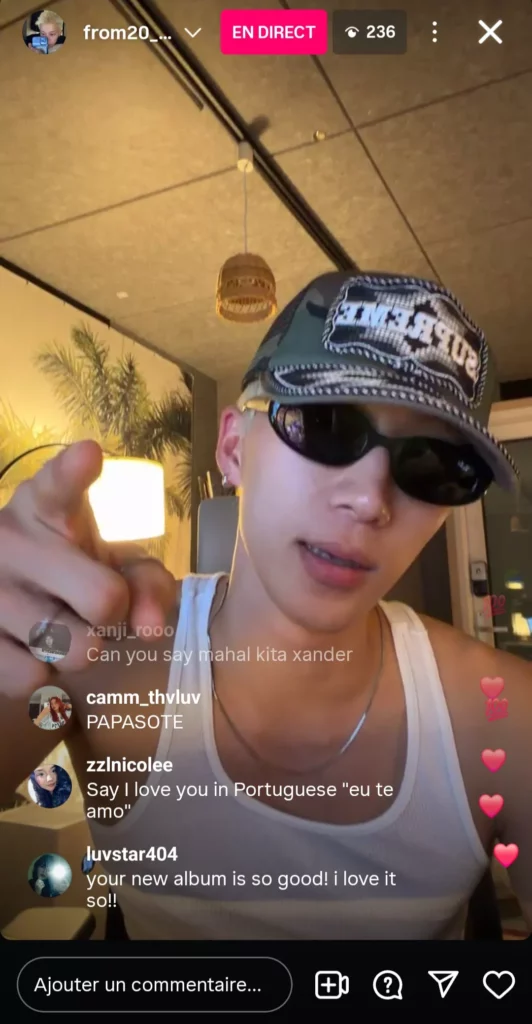 from20 instalive du 03 juillet 2026