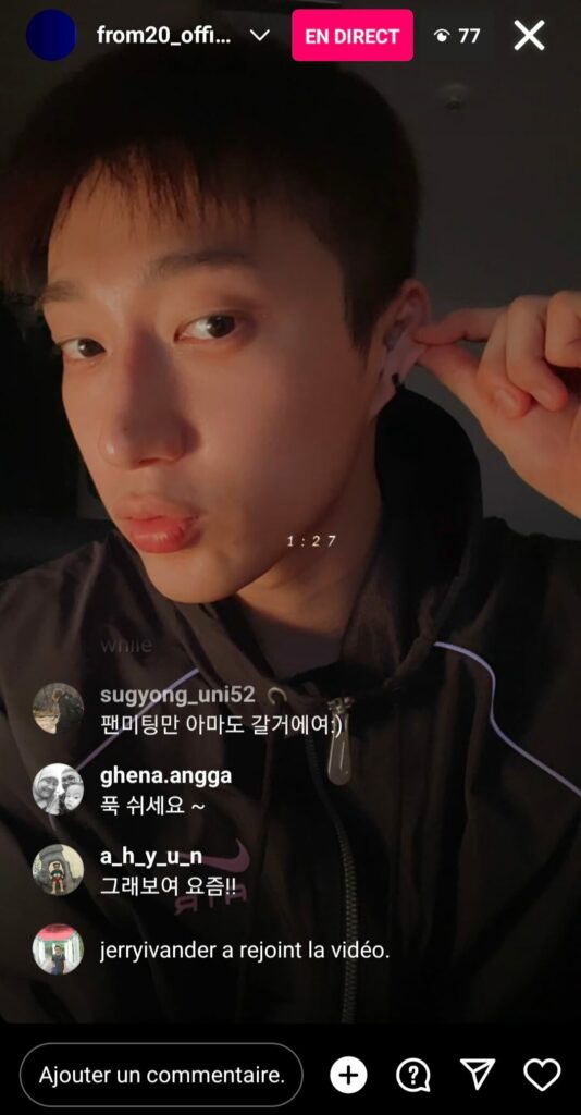 from20_official Instalive 18/11/2022