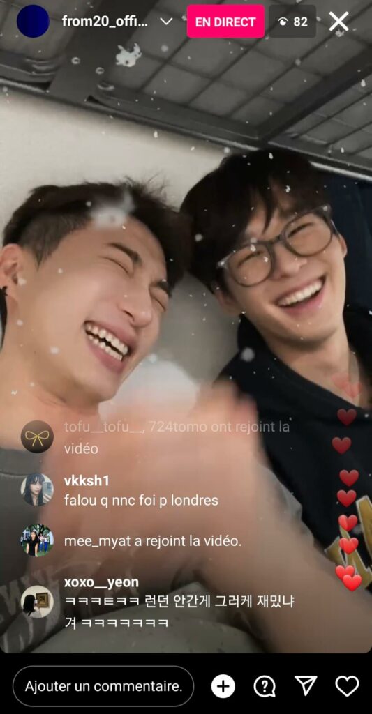 from20 et HelloGloom en Instalive 16/12/2022