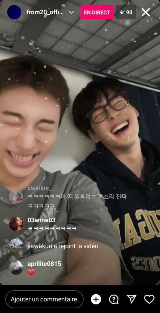 from20 et HelloGloom en Instalive 16/12/2022