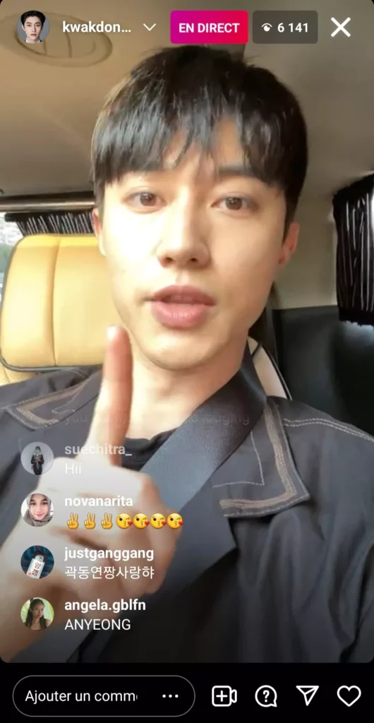 kwakdongyeon0 - Instalive - 03/06/2022