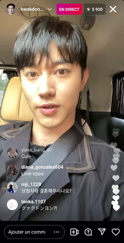 kwakdongyeon0 - Instalive - 03/06/2022
