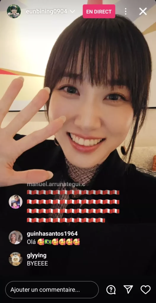 Park Eun-bin - Instalive 20 11 2024