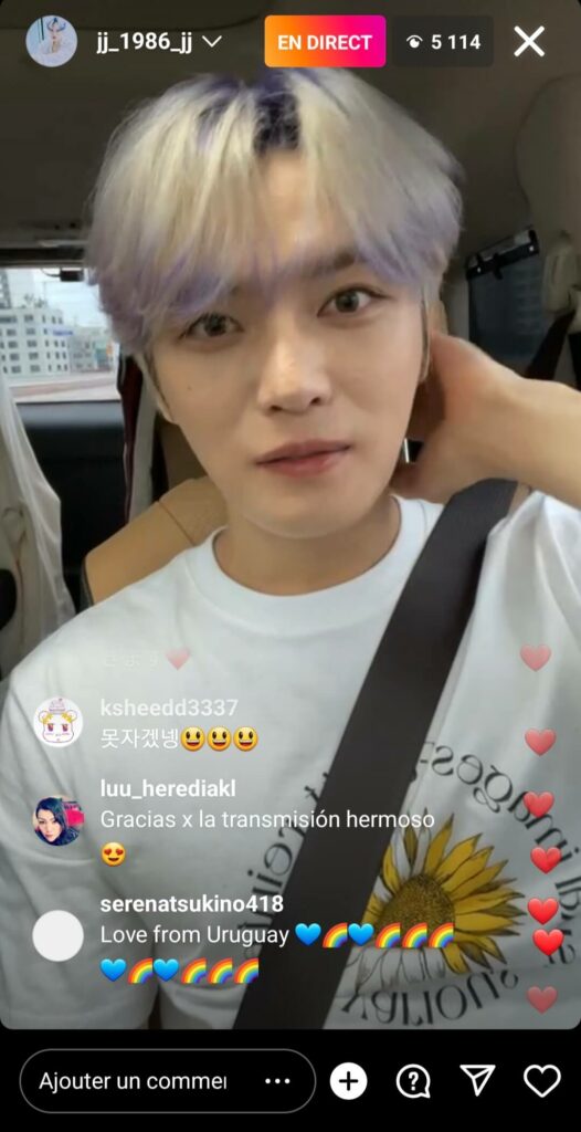 Kim Jae-joong - Instalive le 13/09/2022