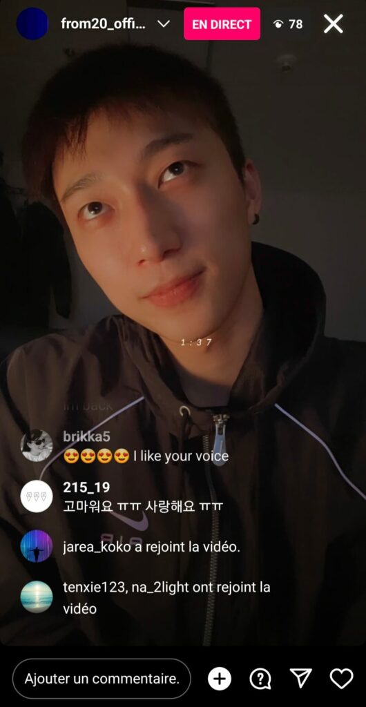 from20_official Instalive 18/11/2022 