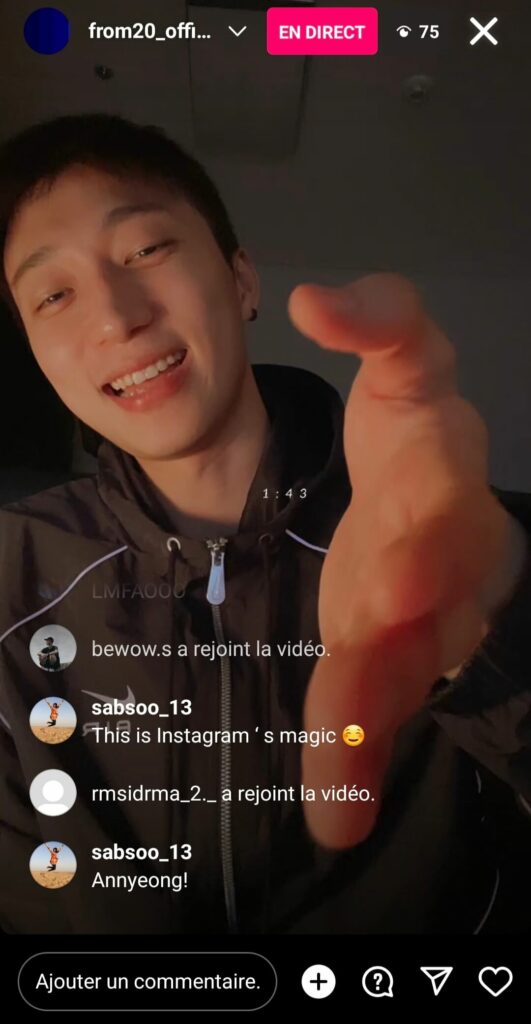 from20_official Instalive 18/11/2022 