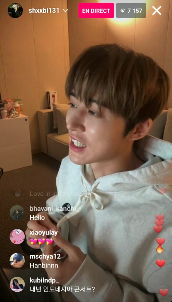 shxxbi131 B.I instalive du 24/12/2022