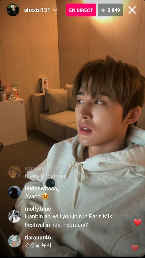 shxxbi131 B.I instalive du 24/12/2022