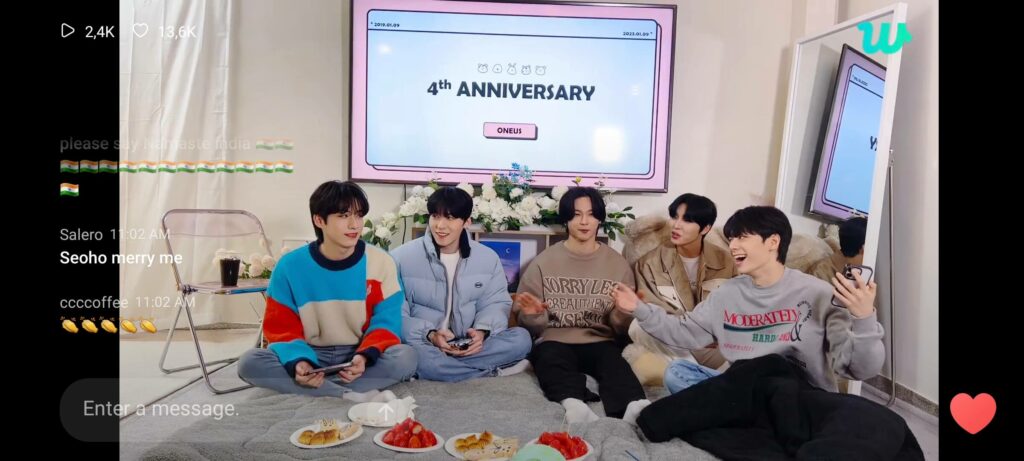 |Weverse - 09/01/2023 - 4e anniversaire d'Oneus