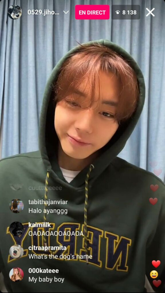 Park Ji-hoon - 18/01/2023 - instalive