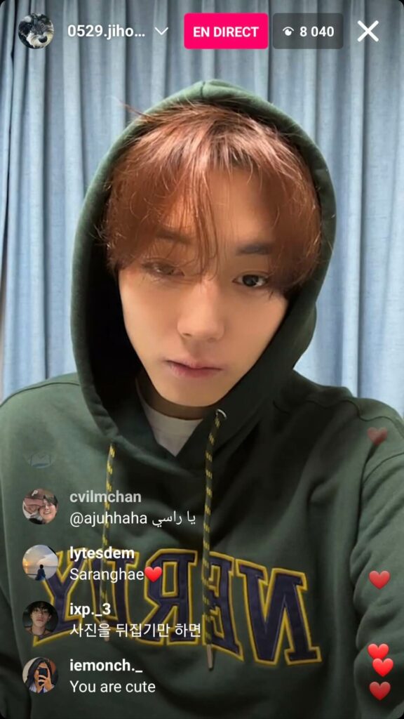 Park Ji-hoon - 18/01/2023 - instalive