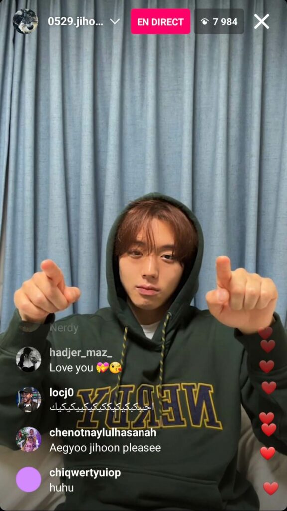 Park Ji-hoon - 18/01/2023 - instalive