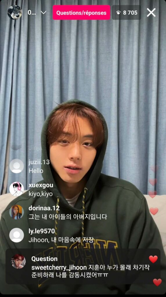 Park Ji-hoon - 18/01/2023 - instalive