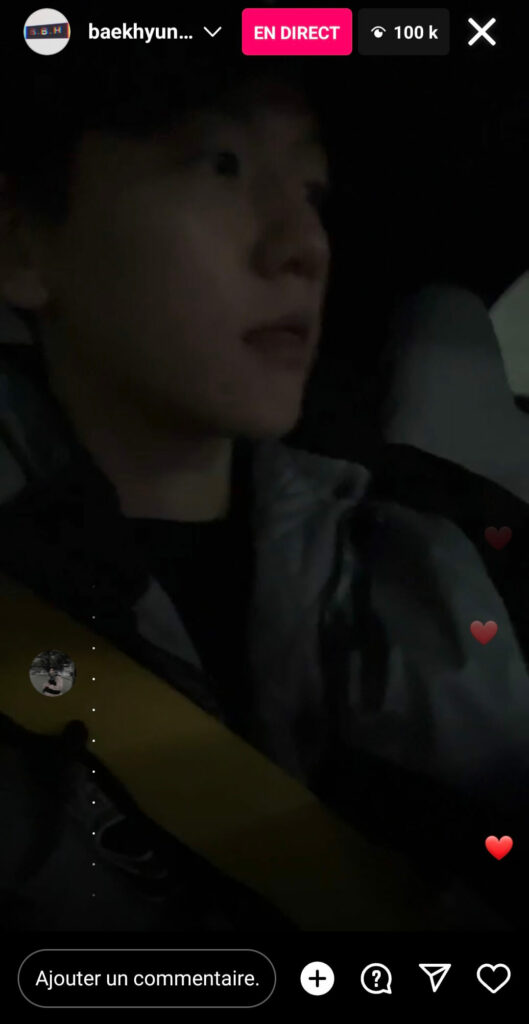 baekhyun - Instalive du 107/03/2023 