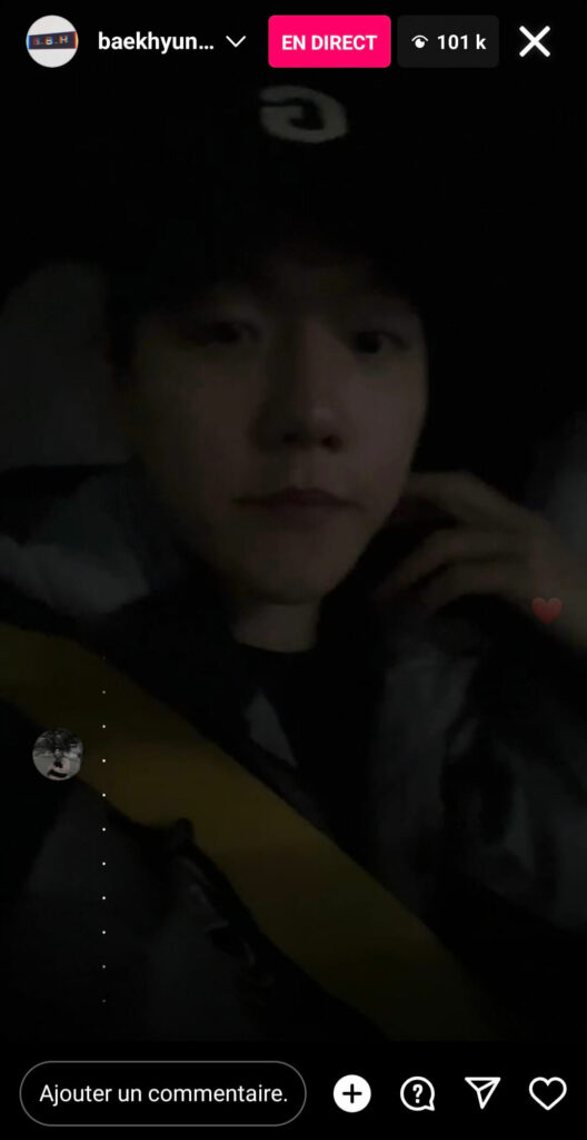 baekhyun - Instalive du 107/03/2023 