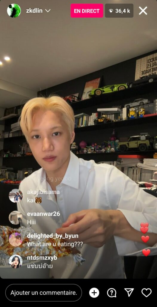 Kai zkdlin - Instalive du 13/03/2023 pour la sortie de Rover