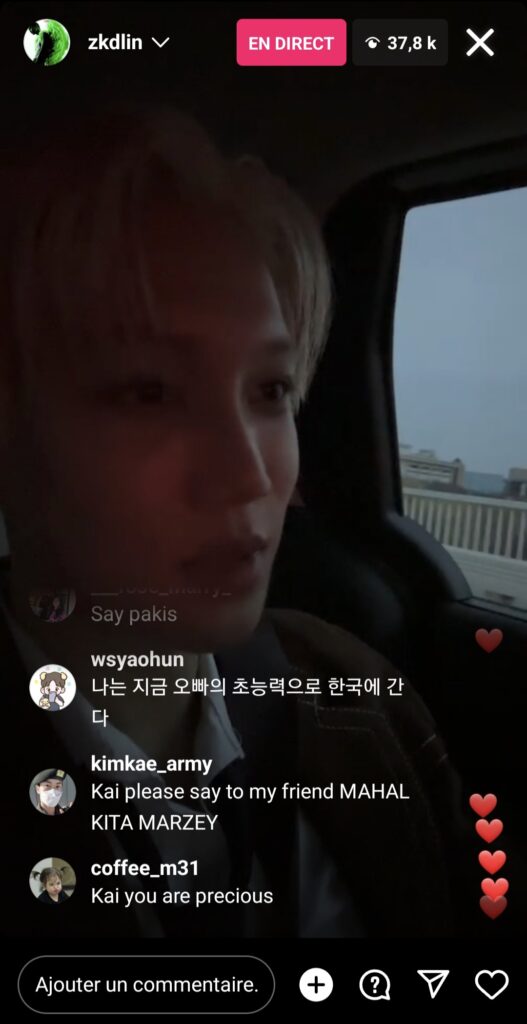 |zkdlin 17/03/2023 instalive Kai