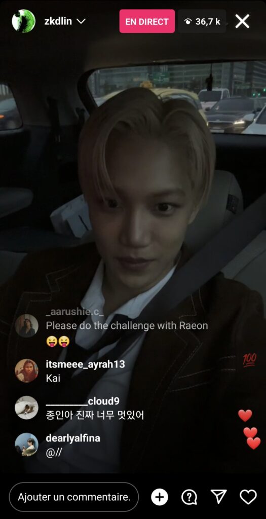 |zkdlin 17/03/2023 instalive Kai