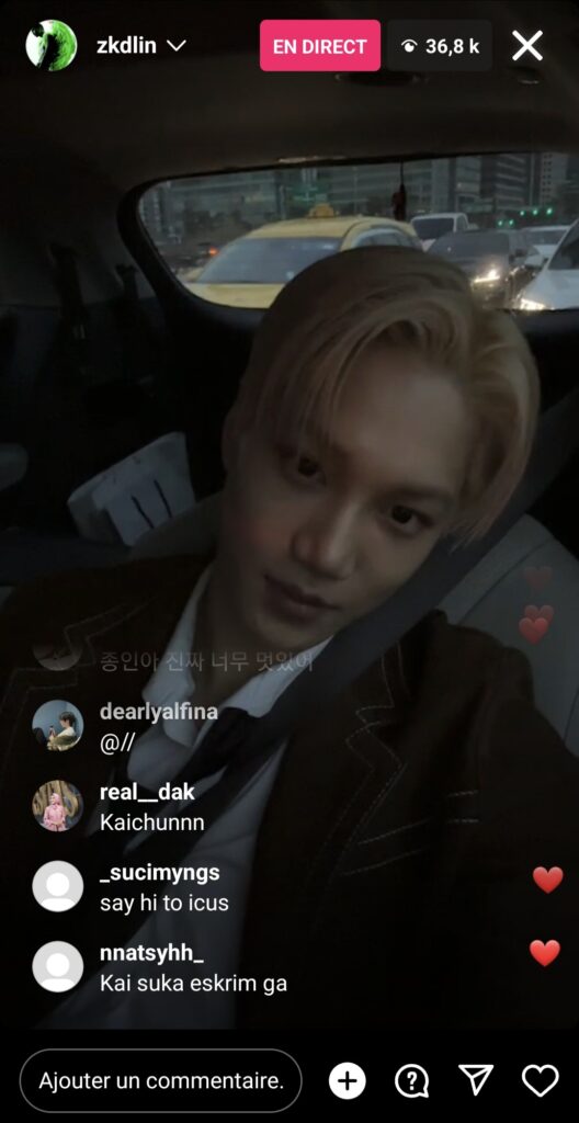 |zkdlin 17/03/2023 instalive Kai