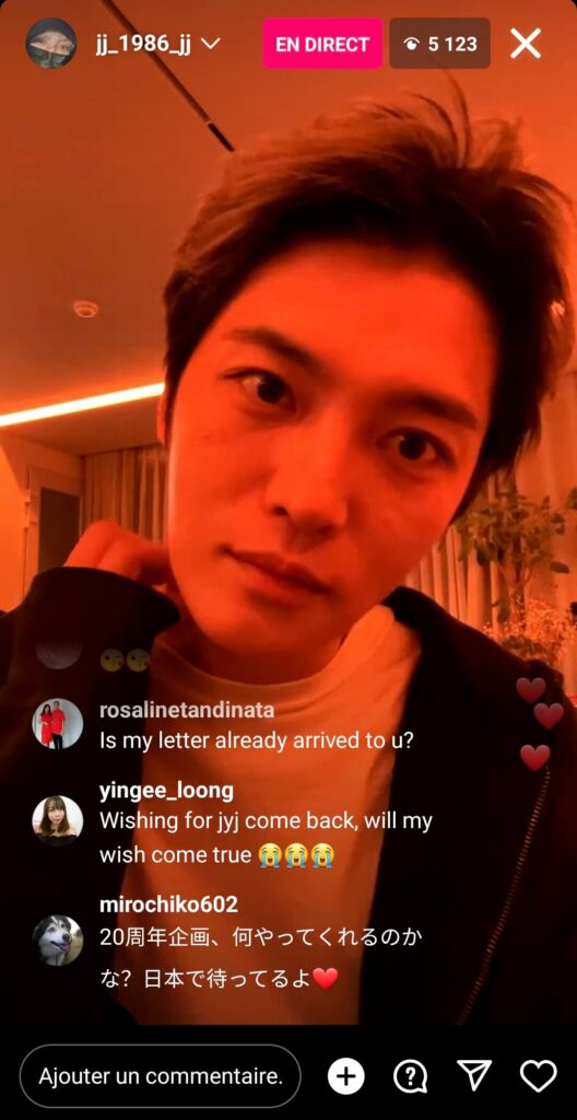 Kim Jae-joon instalive 13 mars 2023