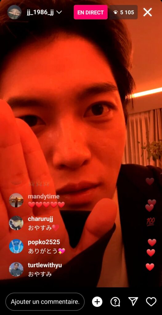 Kim Jae-joon instalive 13 mars 2023