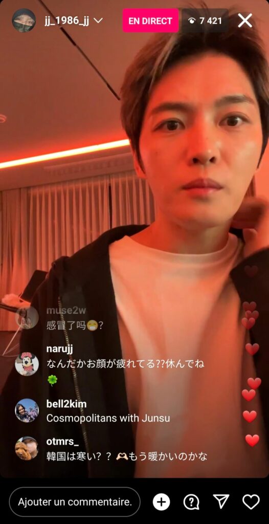 Kim Jae-joon instalive 13 mars 2023