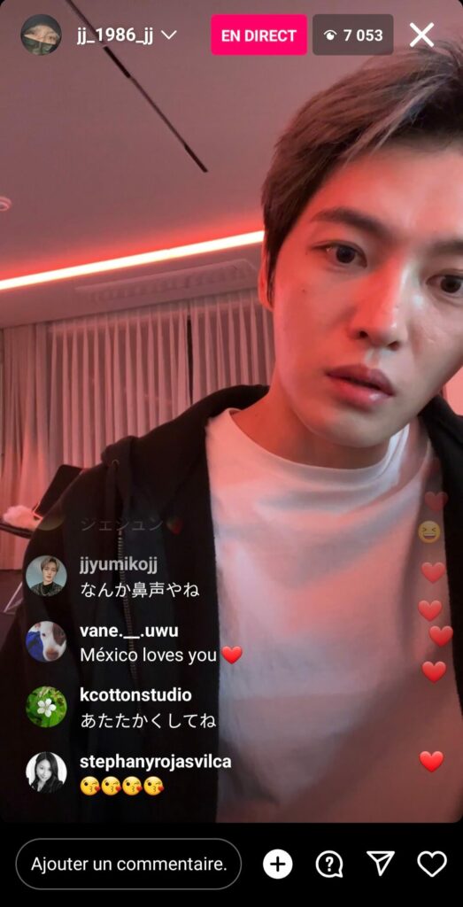 Kim Jae-joon instalive 13 mars 2023