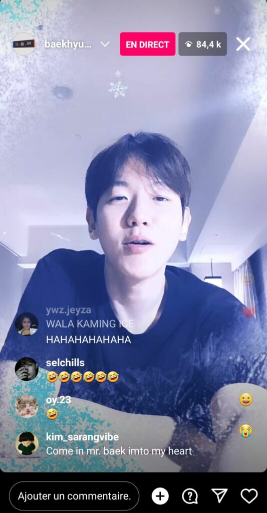 instalive du 14/04/2023 - baekhyunee_exo