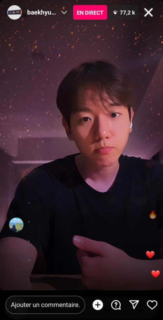 instalive du 14/04/2023 - baekhyunee_exo