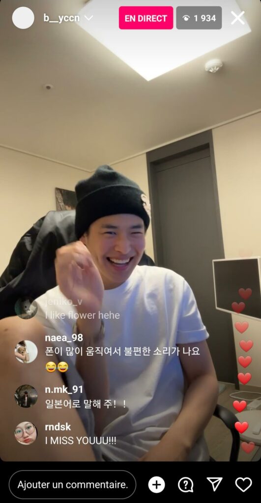 instalive du 07/05/2023 - b_yccn