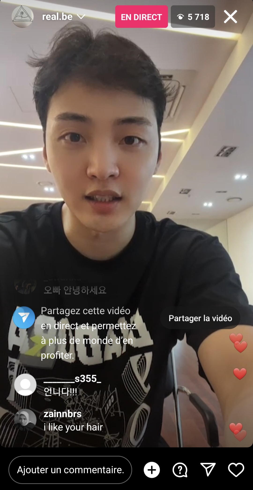 |real.be - instalive 26/05/2023 - Kim Min-jae Lee Sung-kyung 