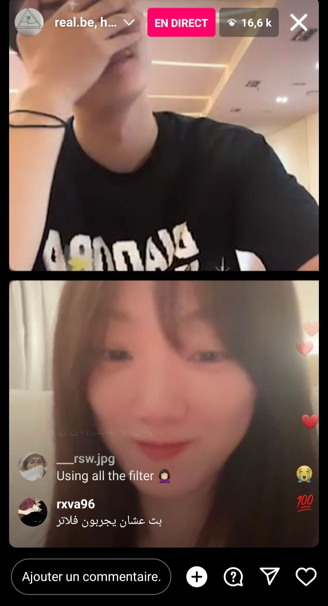 |real.be - instalive 26/05/2023 - Kim Min-jae Lee Sung-kyung 